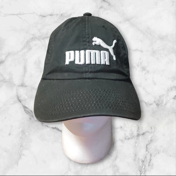 PUMA Unisex Relaxed Fit Adjustable Hat Black - Picture 1 of 10